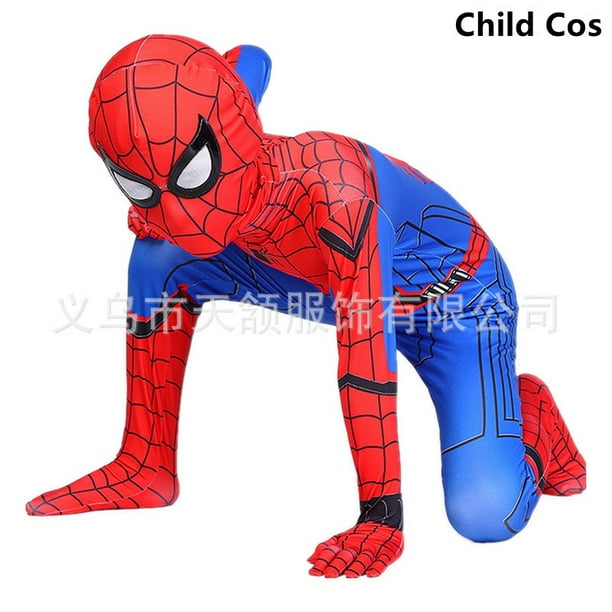 Niños Cosplay Spiderman Medias Niño Halloween Fantasía Fiesta De Baile Disfraz
