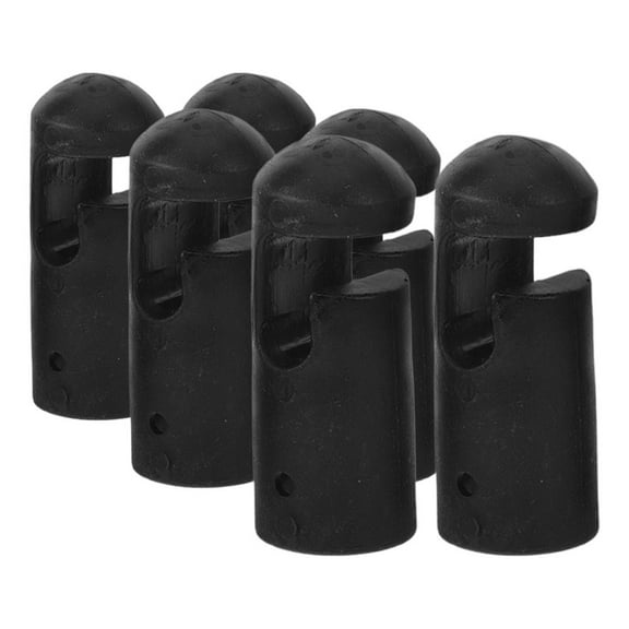 Raindrops 6pcs Mini Trampoline Pole Covers Protective Plastic Caps for Trampoline Enclosure Poles Universal Fit