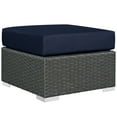 thumbnail image 6 of Modway Sojourn 3 Piece Outdoor Patio Sunbrella? Sectional Set in Canvas Navy, 6 of 7