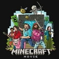 thumbnail image 2 of Girl's A Minecraft Movie Garrett and Steve Squad Graphic T-Shirt, 2 of 4
