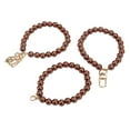 thumbnail image 2 of Pulsera de perlas Bling Bling 10mm con hebilla de puerta cabeza de camarón colgante de oso, 2 of 12
