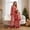 Red, variant on AIGUR Mom and Me Matching Christmas Pajamas Long Sleeve Leaf Print Shirt Pants Set Sleepwear