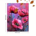 thumbnail image 3 of Impressionist Poppy Flower Canvas Painting，Floral Wall Decor for Living Room Bedroom Dining Room Office Hotel, 3 of 8