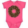 thumbnail image 3 of Inktastic Chocolate Donut, Doughnut, Glaze, Icing, Sprinkles Boys or Girls Baby Bodysuit, 3 of 5