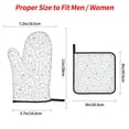 thumbnail image 2 of Sikiie Household Appliances Oven Mitts and Pot Holders, Silicone Oven Gloves, Heat Resistant Oven Mitts 4Pcs Set, 2 of 6