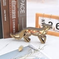 thumbnail image 3 of Crafts Animal Hollowed Ornaments Led Light Diy Wooden Fox Statue Desktop Decor, 3 of 4