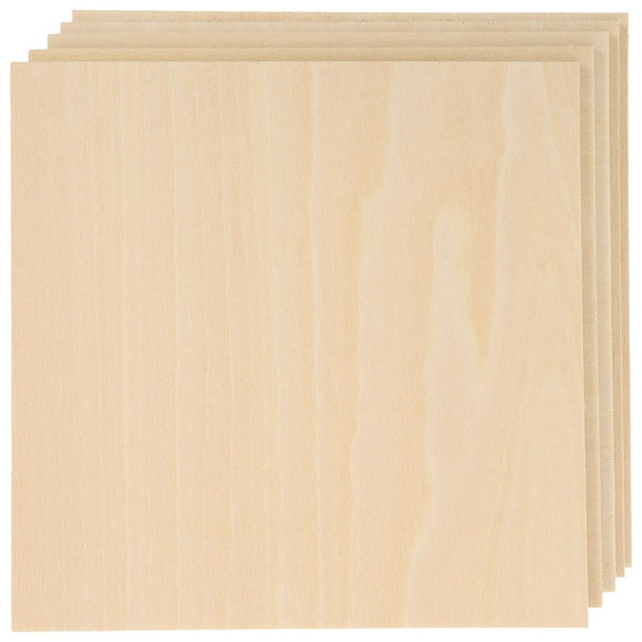 HOMEMAXS Basswood Sheets for DIY Crafts Unfinished Wooden Boards Ideal for Crafting Projects 3mm Thick