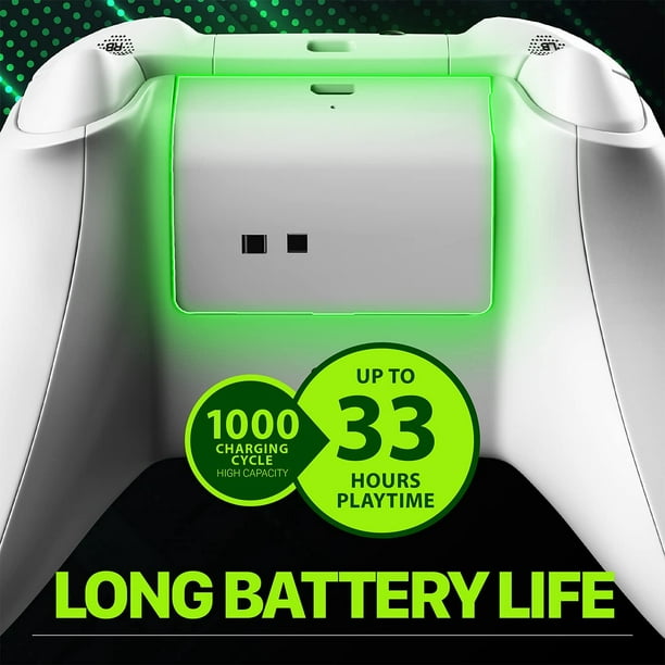 Batterie rechargeable Fosmon compatible avec les manettes Xbox Series X/S  (pas pour Xbox One/360) Manette (2