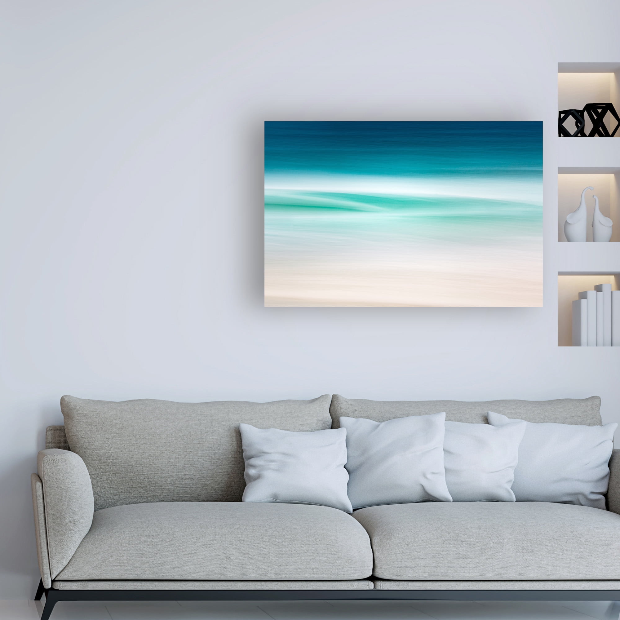 Trademark Fine Art 'Atlantic Drift' Canvas Art by Lynne Dougla