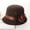 502_Brown, variant on Women's Scarf Hat And Gloves Set 2 Pcs/Set Women Winter Hat Scarf Set Fuzzy Plush Thickened Windproof Heat Retention Neck Wrap Solid Color Dome