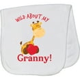thumbnail image 2 of Inktastic Wild About My Granny Baby Burp Cloth, 2 of 3