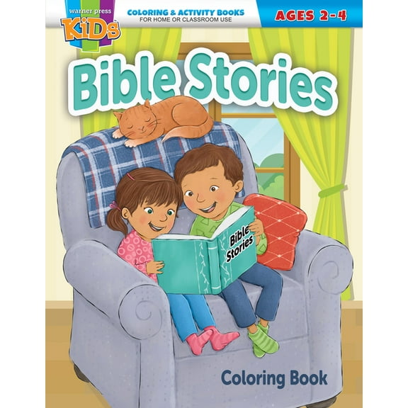Bible Stories: Coloring Book for Ages 2-4, (Paperback)