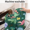 thumbnail image 5 of Green Dinosaurs Palms Volcanoes Pattern Bathroom Rugs Mat,Non Slip Microfiber Bathroom Rug,Rubber Backing,Soft Bathroom Mats for Bathroom Floor,Tub and Shower,60x24in(150x60cm), 5 of 5