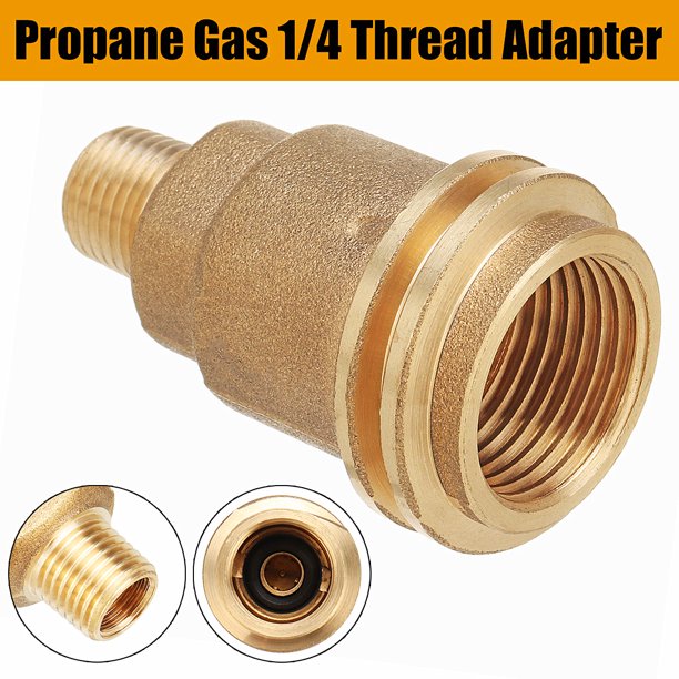 QCC1 Connection 1/4" Male Pipe Thread Propane Gas Fitting Adapter