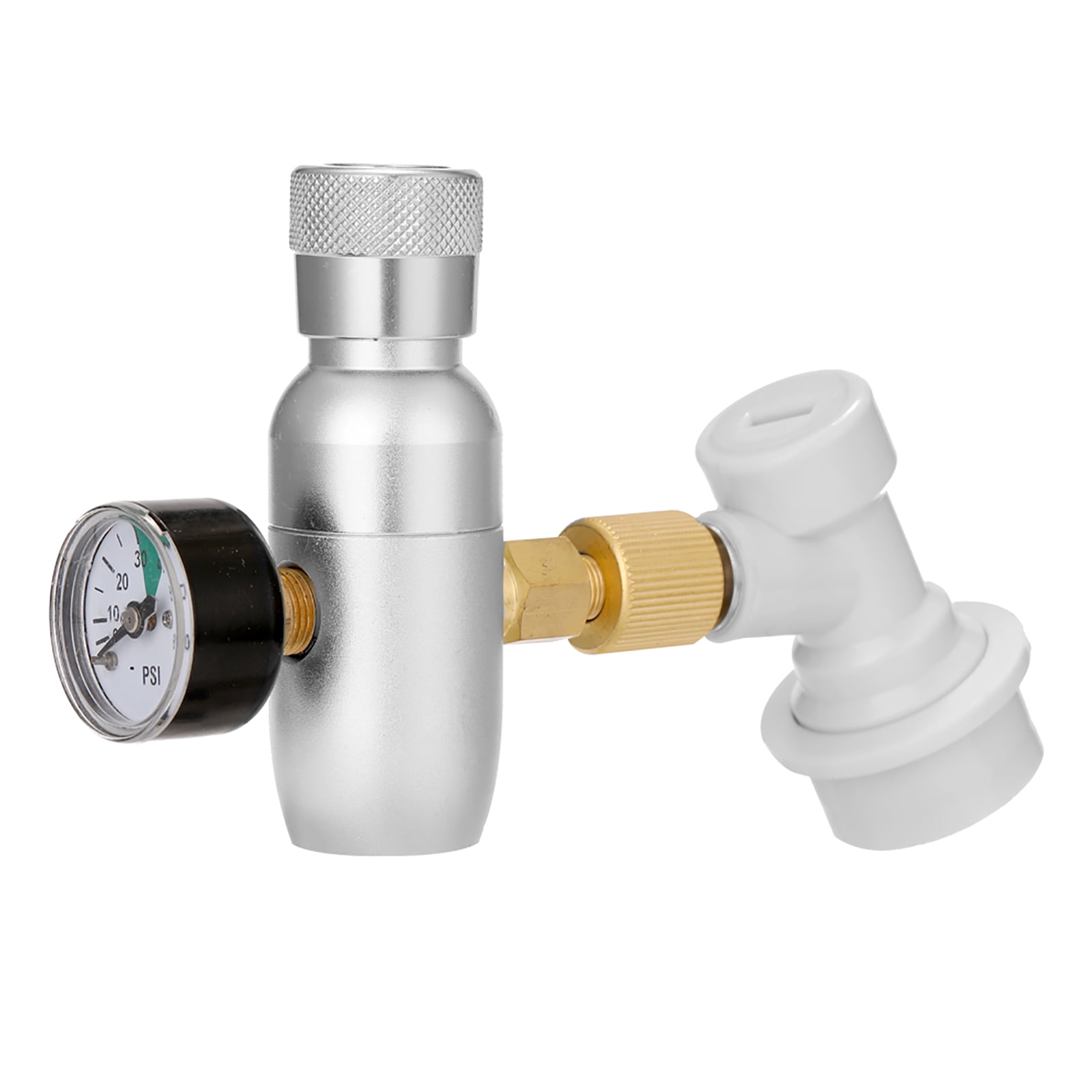 BE-TOOL Regulator CO2 Charger Disconnect Beer Kegerator Home Draft Beer Homebrew Tool for CO2 Cylinder Soda Cola