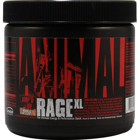 Universal Nutrition Animal Rage XL Mango Unchained 30 Servings, 145 g