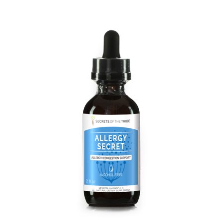 Eyebright Tincture - Allergy Secret Alcohol-FREE Extract, Tincture, Glycerite Rosemary, Butterbur, Marshmallow, Stinging Nettle, Eyebright. Allergy/Congestion Support 2 oz