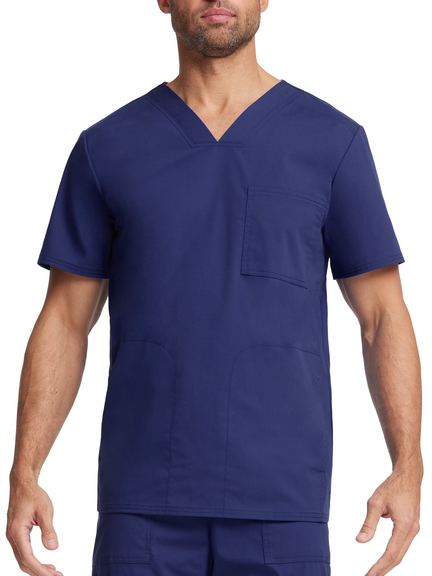 Scrubstar Men's Core Essentials Stretch VNeck Tuck In Scrub Top WD856