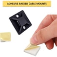 thumbnail image 6 of Kable Kontrol Adhesive Cable Tie Mounts - 1-1/2" Sq - Natural Nylon - 100 pcs, 6 of 6