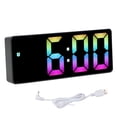thumbnail image 2 of Reloj Despertador Digital LED de Colores Jadeshay con Pantalla Grande, 2 of 12