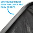thumbnail image 5 of [Durable Build] Professional Pool Skimmer Net Head with 19.5" Extendable Pole, Durable Large Mesh Size, Black & Gray, Ideal for Swimming Pool Cleaning and Maintenance, Swimming Pool Accessories, 5 of 5
