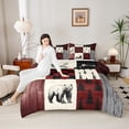 thumbnail image 4 of Feelyou Rustic Hunting Deer Bedding Comforter Set, Farmhouse Boating Lover Twin Comforter Sets, Western Lodge Cabin Reversible Bedding Set, Microfiber Bedroom Decor, 2pcs, 4 of 8