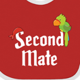 thumbnail image 4 of Inktastic Second Mate Pirate with Parrot and Bandanna Boys or Girls Baby Bib, 4 of 4