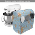 thumbnail image 2 of Animal Stand Mixer Cover, Water Bubbles on the Surface with Seahorse and Sea Star in Waves Coast Tropical, Kitchen Appliance Organizer Bag Cover with Pockets, 5 Quarts, Orange Blue, by Ambesonne, 2 of 4