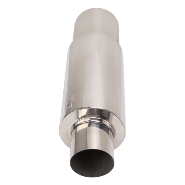 Resonador De Escape, Tubo De Escape Universal Estable, Resistente A La Corrosión, Entrada De 2,5 Pulgadas, Salida De 3,5 Pulgadas, Resistente Para Coche