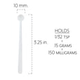thumbnail image 4 of Cornucopia Brands Mini Scoops Measuring Spoons (24-Pack); Micro 1/32 Teaspoon or 150 Milligram Measure for Cosmetics, Medicine, Powder, and Natural Sweetener, 4 of 5