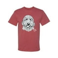 thumbnail image 2 of Golden Doodle Dog Lover Pet Owner Animal Lover Graphic T-Shirt, Vintage Heather Red, X-Large, 2 of 4