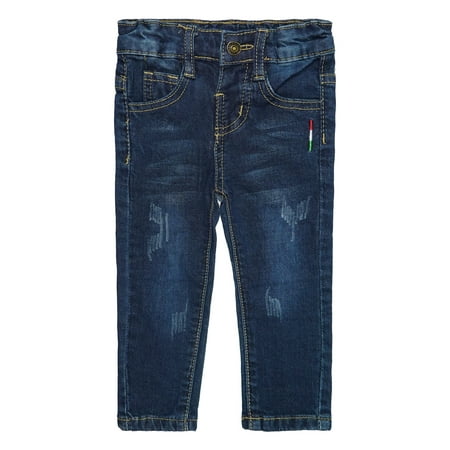 

KIDSCOOL SPACE Baby Little Boys Girls Jeans Ripped Denim Soft Slim Pants 2-3 Years