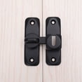 thumbnail image 4 of Zinc Alloy Solid Buckle Cam Cylinder Locks No Punching Door Bolt Sliding Door Lock Anti-theft Buckle Sliding Door Latch SILVER, 4 of 8