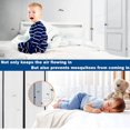 thumbnail image 1 of Cortinas antimosquitos para el hogar, casas, dormitorios, bloques magnéticos a rayas de ventilación, puertas de pantalla suave de autoabsorción, cortinas antimosquitos con velcro (90*200/cm) ShuxiuWang 9024735219897, 1 of 1