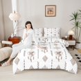 thumbnail image 4 of Feelyou Hippie Dreagon Damask Twin Comforter Sets, Boho Dreamcatcher Bedding Set, 2 Pieces, 4 of 8