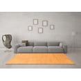 thumbnail image 3 of Ahgly Company Indoor Square Solid Orange Modern Area Rugs, 8' Square, 3 of 4