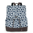 thumbnail image 1 of Fotbe black Skull white Mochila Bolso con Estampado para Mujer, Mochila Antirrobo de Nylon Impermeable, Bolsa Ligera de Hombro, 1 of 4