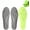 Green, variant on Footstr Insoles, Solara Pickleball Insoles, Breathable Sweat Wicking Comfort Memory Foam Orthopedic Shoe Inserts for Men Women Kids Size 12/13/15