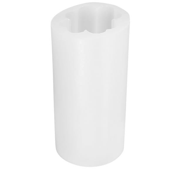 UNOMOR Silicone Shape Candle Molds for DIY Scented Candle Making and Craft White 4 Cavities