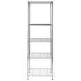 thumbnail image 3 of Honey-Can-Do 5-Shelf Steel Heavy Duty Adjustable Storage Shelves, Chrome, Holds up to 250 lb per Shelf, 3 of 5