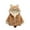 Brown, variant on AJZIOJIRO Boys Girls Winter Fleece Coats for Kids Toddler，Baby Autumn Winter Ears Hooded Thickened Cotton Puffer Jacket Infant Warm Fleece Outerwear for 6M-5 Years Old
