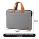thumbnail image 4 of Funda protectora para ordenador portátil 360, tela hidrófuga y duradera, bolsa ligera para ordenador portátil, 4 of 5
