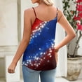 thumbnail image 5 of Tank Tops for Women American Flag Star Patriotic Tanks US 250th Anniversary Sleeveless Shirts Sky Blue M, 5 of 5