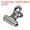 Silver, variant on Uxcell Metal Hinge Clip Clamp 22mm Small Binder Clips Bronze, 40 Pack