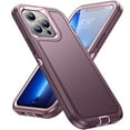 thumbnail image 2 of JTCASES for iPhone 11 Pro Max Case, Shockproof Anti-drop PC Frame Anti-slip Strip Silicone Back Shell Rugged Anti-scratch for iPhone 11 Pro Max (6.5" 2019) - Purple, 2 of 8