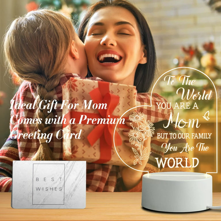 Christmas Gifts for Mom, Gifts for Mom from Son Daughter, Mom Birthday  Gifts - Engraved Night Lamp -…See more Christmas Gifts for Mom, Gifts for  Mom
