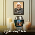 thumbnail image 4 of Yatskia Night Campfire Small Cremation Keepsake Urns for Human Ashes Adult Male and Female, Medium Funeral Burial Urn for Adult Ash, (Monar 10 Inch and 3 Inch), 4 of 8