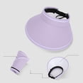 thumbnail image 6 of LRen Tea Party Hats Women Visor Sun Hat Wide Brim Adjutable Ponytail Packable Beach Holiday Summer Sun With UPF And Breathable Design, 6 of 6