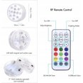 thumbnail image 3 of Luz LED de buceo con control remoto, luz para bañera, pecera, iluminación para piscina, 4 luces + 2 mandos a distancia ER, 3 of 5