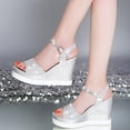 thumbnail image 2 of Ichuanyi Womens Shoes Women Ladies Fashion Wedges Causal Shoes Super High Shoes Sandals, 2 of 8